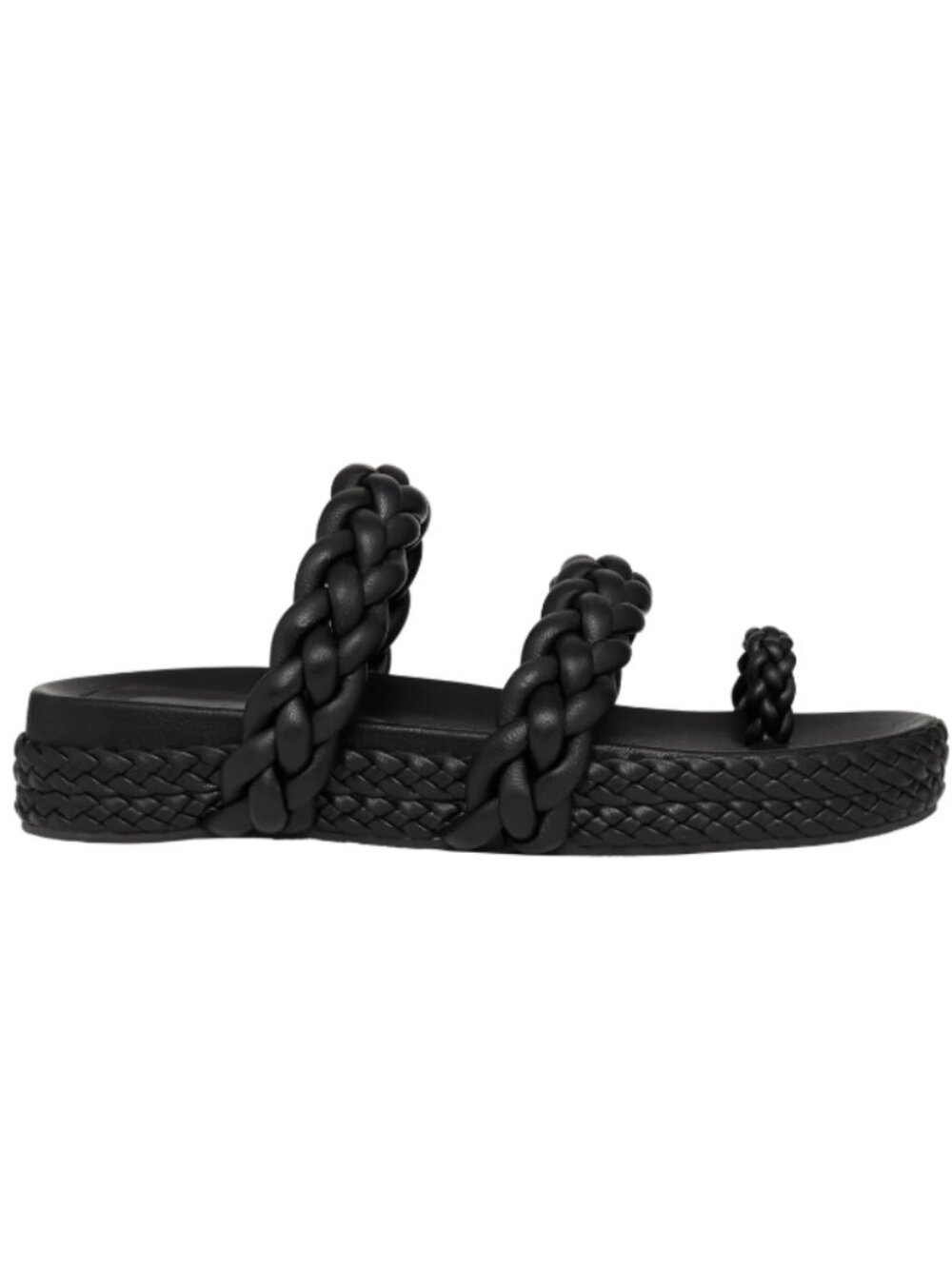NWT Aje Promenade Braided Chunky Slide